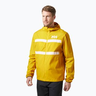 Pánska bunda Helly Hansen Salt Striped Windbreaker gold rush