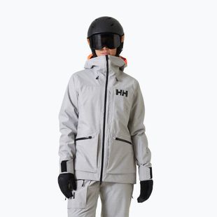 Dámska lyžiarska bunda Helly Hansen Powderqueen 3.0 grey/melange