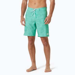 Pánske plavecké šortky Helly Hansen HP Board 9" 3.0 lagoon sea map camo aop