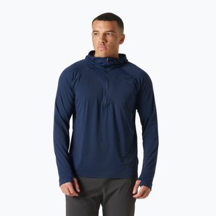 Pánska trekingová mikina Helly Hansen Shine Solen 1/2 Zip Hoodie navy
