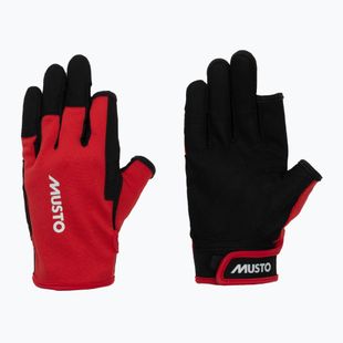 Musto Essential Sailing Long Finger 2.0 pravé červené plachetnicové rukavice