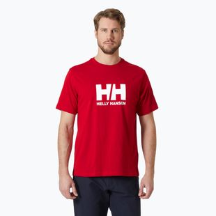 Pánske tričko Helly Hansen Logo 3.0 red