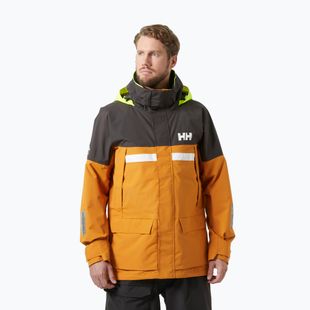 Pánska bunda do dažďa Helly Hansen Pier 4.0 mustard