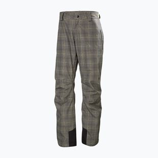 Pánske lyžiarske nohavice Helly Hansen Legendary Insulated pebble broxburn plaid aop