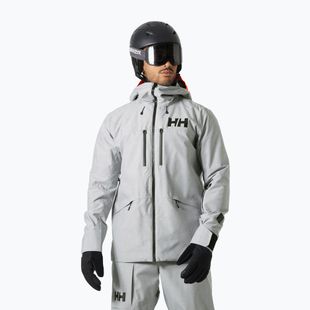 Pánska lyžiarska bunda Helly Hansen Garibaldi 2.0 grey/melange