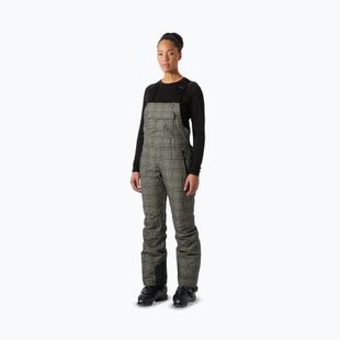 Dámske lyžiarske nohavice Helly Hansen Legendary Insulated Bib pebble broxburn plaid aop