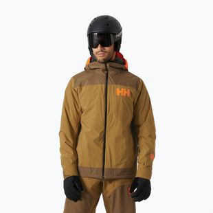Pánska lyžiarska bunda Helly Hansen Powdreamer 2.0 sepia
