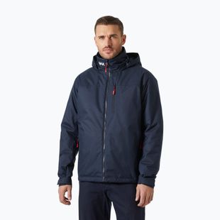 Pánska jachtárska bunda Helly Hansen Crew Hooded Pile navy