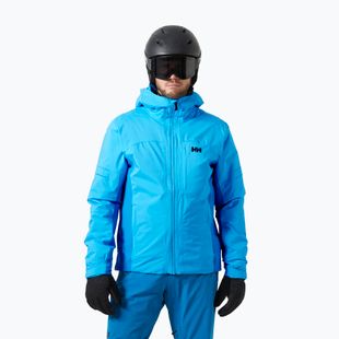 Pánska lyžiarska bunda Helly Hansen Courchavel cyan