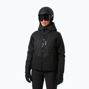 Dámska lyžiarska bunda Helly Hansen Valdisere 3.0 black embossed stripes