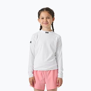 Detské plavecké tričko longsleeve Helly Hansen Waterwear Rashguard Jr white