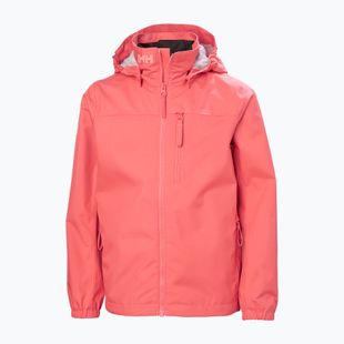 Detská jachtárska bunda Helly Hansen Crew Hooded Jr 41813 sunset pink