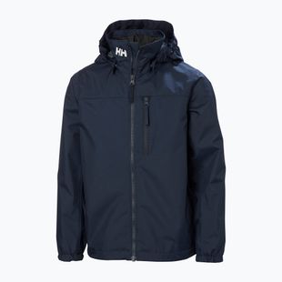 Detská jachtárska bunda Helly Hansen Crew Hooded Jr 41813 navy