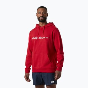 Pánska mikina Helly Hansen Core Graphic Hoodie red
