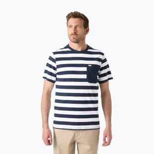 Pánske tričko Helly Hansen Hudson navy stripe