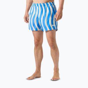 Pánske jachtárske šortky Helly Hansen Newport Trunk 4.5" ultra blue floating stripe