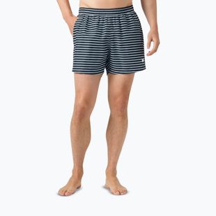 Pánske jachtárske šortky Helly Hansen Newport Trunk 4.5" navy stripe aop