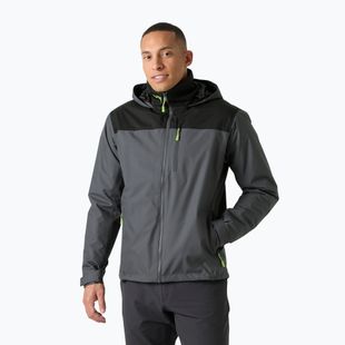 Pánska jachtárska bunda Helly Hansen Crew Hooded Midlayer 2 thunder grey