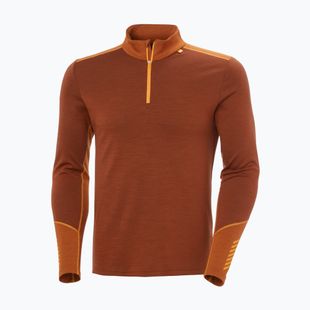 Pánska termo mikina Helly Hansen Lifa Merino Midweight 1/2 Zip iron oxide