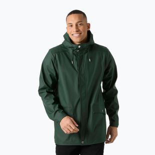 Pánska nepremokavá bunda Helly Hansen Moss Rain Coat dark jungle