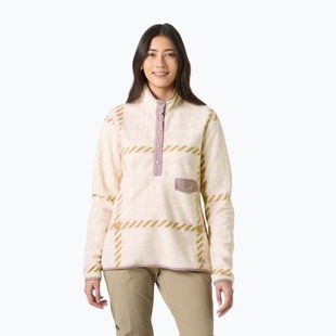 Dámska fleecová mikina Helly Hansen Maridalen Printed Fleece pink shake broxburn plaid