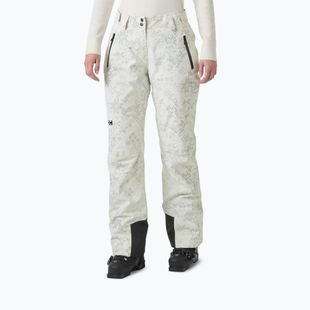 Dámske lyžiarske nohavice Helly Hansen Legendary Insulated cream new nordic aop