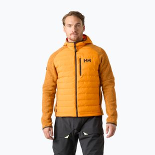 Pánska hybridná bunda Helly Hansen Skagen Hybrid Knit Insulator ignite orange