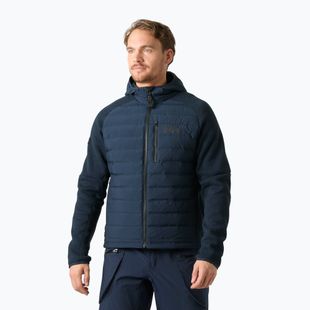 Pánska hybridná bunda Helly Hansen Skagen Hybrid Knit Insulator navy