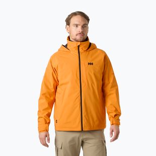 Pánska jachtárska bunda Helly Hansen HP Racing Lifaloft Hood ignite orange