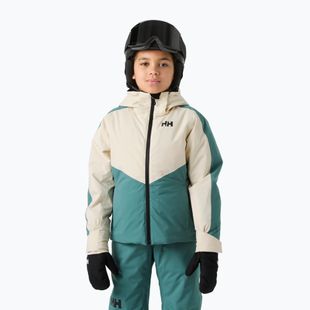 Detská lyžiarska bunda Helly Hansen Snowbliss opal green