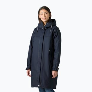 Dámsky kabát do dažďa Helly Hansen Moss Ins Pu Coat navy