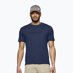 Pánske tričko NORRONA Cotton Viking indigo night