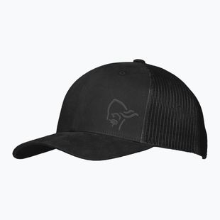 Šiltovka NORRONA Snap Back Trucker Mesh caviar black