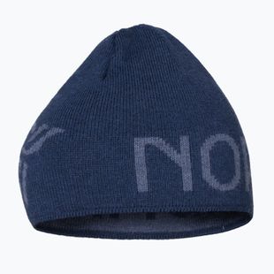 Zimná čiapka NORRONA MerinoUll Logo Beanie indigo night melange