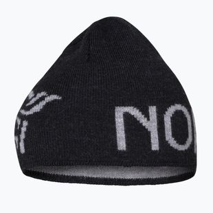 Zimná čiapka NORRONA MerinoUll Logo Beanie caviar melange