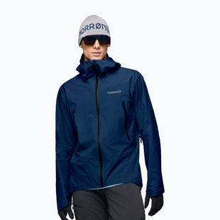 Pánska nepremokavá bunda NORRONA Falketind Gore-Tex indigo night