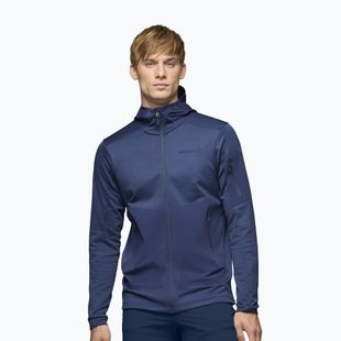 Pánska trekingová mikina NORRONA Falketind Warm2 Stretch Hood indigo night