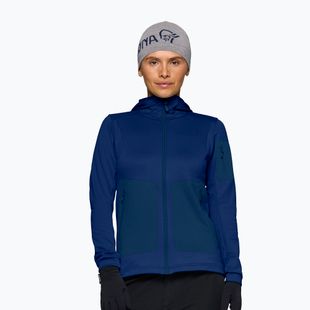 Dámska trekingová mikina NORRONA Falketind Warm2 Stretch Hood indigo night