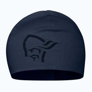 Zimná čiapka NORRONA PureUll 180 Beanie indigo night