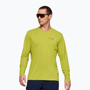 Pánske tričko longsleeve NORRONA Femund Tech golden lime