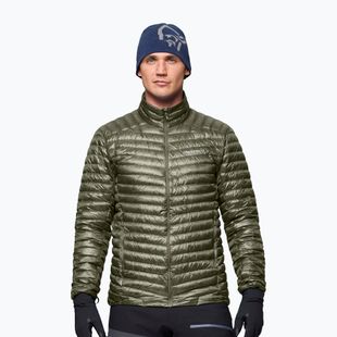 Pánska páperová bunda Norrona Trollveggen Down800 Super Light Deep Lichen Green