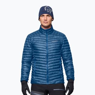 Pánska páperová bunda NORRONA Trollveggen Down800 Super Light dark blue