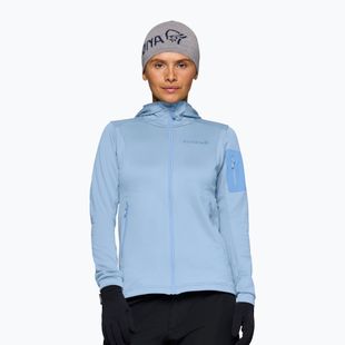 Dámska trekingová mikina NORRONA Falketind Warm2 Stretch Hood cashmere blue/allure