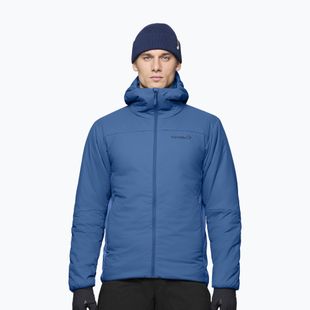 Pánska zateplená bunda NORRONA Femund Thermo60 Zip Hood dark blue