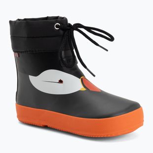 Detské gumáky Viking Alv Barefoot Paw Print black