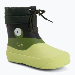Detské gumáky Viking Alv Barefoot Paw Print light green/green