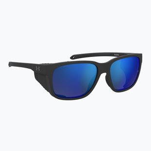 Pánske slnečné okuliare Under Armour Glacial matte black/grey blue mirror silver polarized o