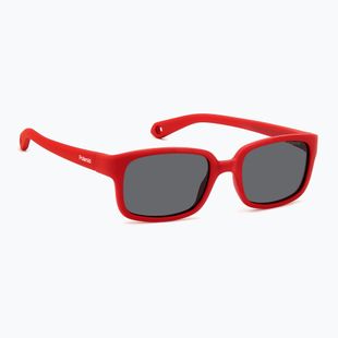 Detské slnečné okuliare Polaroid PLD K008/S matte red/grey polarized
