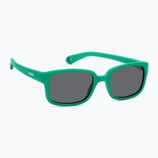 Detské slnečné okuliare Polaroid PLD K008/S matte green/grey polarized