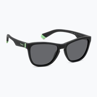Detské slnečné okuliare Polaroid PLD 8056/S matte black/grey polarized